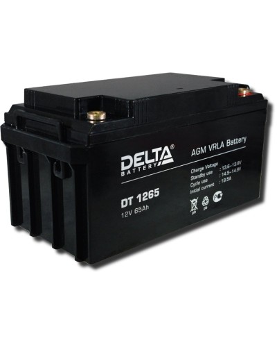 Delta DT 1265. Аккумулятор герметичный свинцово-кислотный. Delta в Барнауле