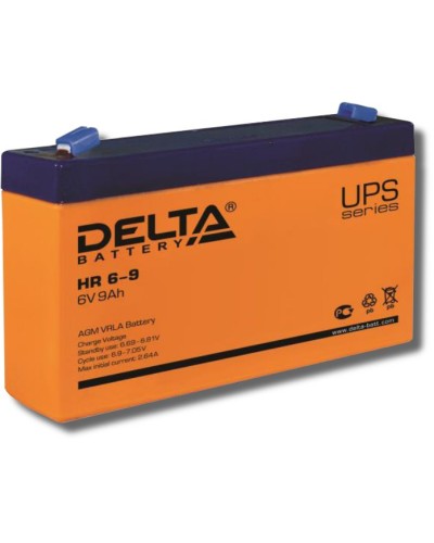 Delta HR 6-9. Аккумулятор герметичный свинцово-кислотный. Delta в Барнауле