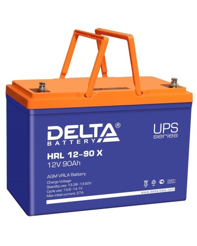 Delta HRL 12-90 X. Аккумулятор герметичный свинцово-кислотный. Delta в Барнауле