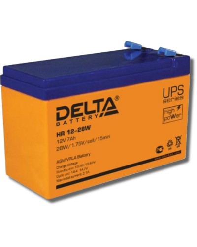 Delta HR 12-28 W. Аккумулятор герметичный свинцово-кислотный. Delta в Барнауле