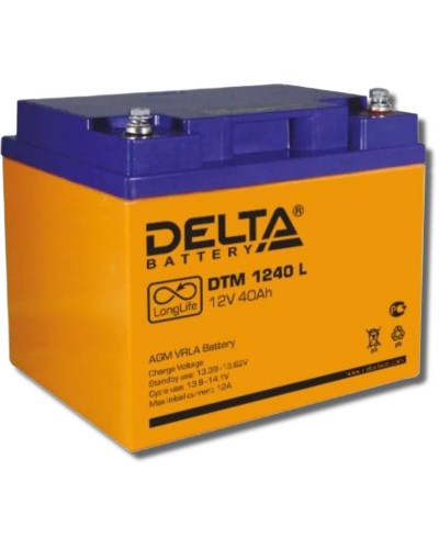 Delta DTM 1240 L. Аккумулятор герметичный свинцово-кислотный. Delta в Барнауле