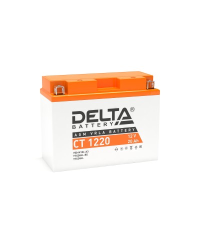 Delta CT 1220. Аккумулятор герметичный свинцово-кислотный стартерный. Delta в Барнауле