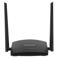DWR-N301 N300 10/100BASE-TX черный. Роутер беспроводной. Digma