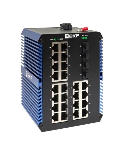 TSX-U-4GX/SFP-24GTP. Промышленный неуправляемый коммутатор. EKF в Барнауле