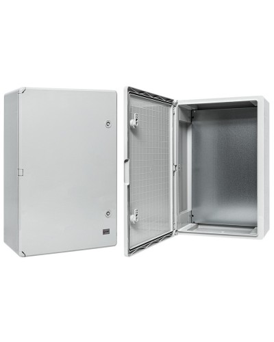 Бокс пластиковый с монтажной платой 600х400х200 IP65 PROxima (PB65MP008). Бокс пластиковый антивандальный. EKF в Барнауле