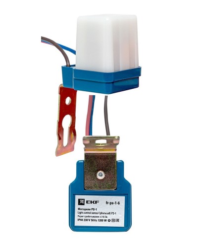 Фотореле PS-1 6А 1200Вт IP44 (fr-ps-1-6). Фотореле. EKF в Барнауле