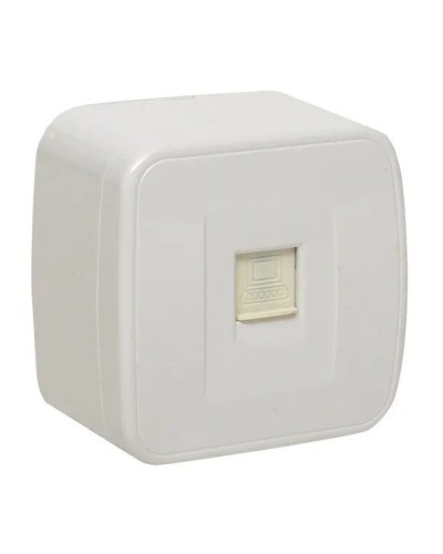 Минск Розетка RJ-45 1-местная ОП 1А (EGK01-035-10). Розетка RJ-45 1-местная ОП 1А. EKF в Барнауле