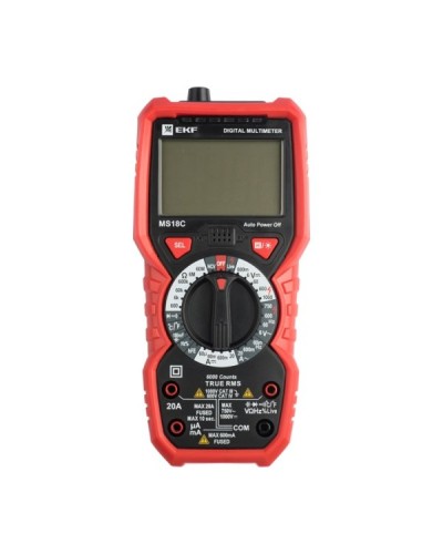 Мультиметр цифровой MS18C Expert (In-180701-pm18C). Мультиметр цифровой. EKF в Барнауле