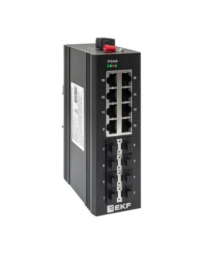 TSX-U-8GX/SFP-8GT. Промышленный неуправляемый коммутатор. EKF в Барнауле