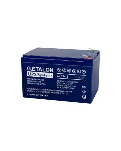 G.ETALON GL 12-12. Аккумулятор герметичный свинцово-кислотный. ETALON в Барнауле