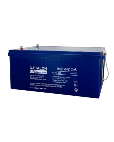 G.ETALON GL 12-200. Аккумулятор герметичный свинцово-кислотный. ETALON в Барнауле