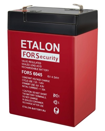 ETALON FORS 6045. Аккумулятор герметичный свинцово-кислотный. ETALON в Барнауле