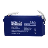 B.ETALON BHRL 12-80. Аккумулятор герметичный свинцово-кислотный. ETALON