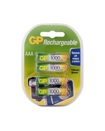 GP 100AAAHC AAA (GP 100AAAHC-2DECRC4), упак. 4 шт.. Перезаряжаемые аккумуляторы. GP Batteries в Барнауле
