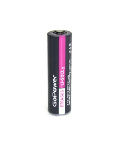 ER14505 GoPower. Литий-тионилхлоридный элемент питания. GoPower в Барнауле