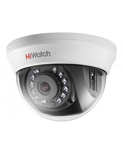 DS-T201(B) (3.6мм). Бюджетная видеокамера мультиформатная купольная. HiWatch в Барнауле