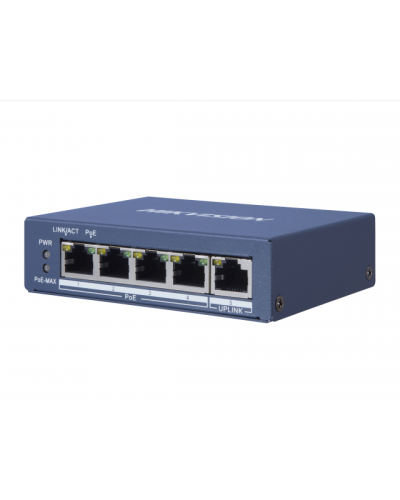 DS-3E0505P-E/M. Коммутатор с питанием POE. Hikvision в Барнауле