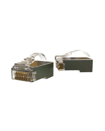PLEZ-8P8C-UA-C6-SH-100 (100 шт). Разъем RJ-45. Hyperline в Барнауле