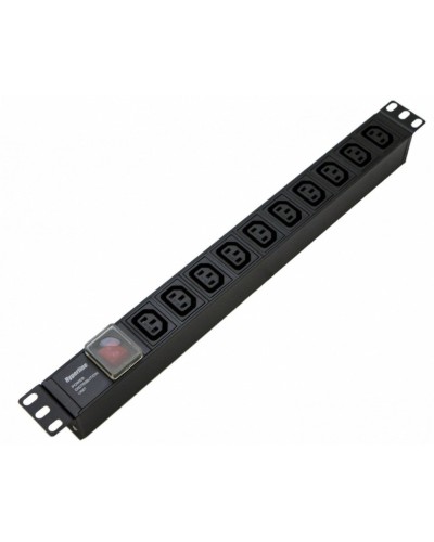 SHE19-10IEC-S-IEC. Блок розеток 19. Hyperline в Барнауле