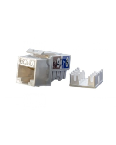 KJ9-8P8C-C6-90-WH. Вставка Keystone Jack RJ-45. Hyperline в Барнауле