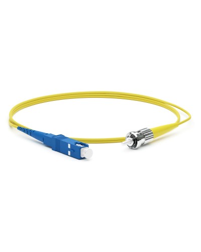 FC-S2-9-SC/UR-ST/UR-H-1M-LSZH-YL. Патч-корд волоконно-оптический одномодовый. Hyperline в Барнауле