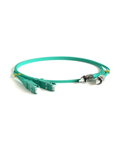 FC-D2-503-SC/PR-ST/PR-H-5M-LSZH-AQ. Патч-корд волоконно-оптический многомодовый. Hyperline в Барнауле