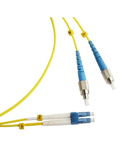 FC-D2-9-FC/UR-LC/UR-H-2M-LSZH-YL. Патч-корд волоконно-оптический FC/UPC-LC/UPC. Hyperline в Барнауле
