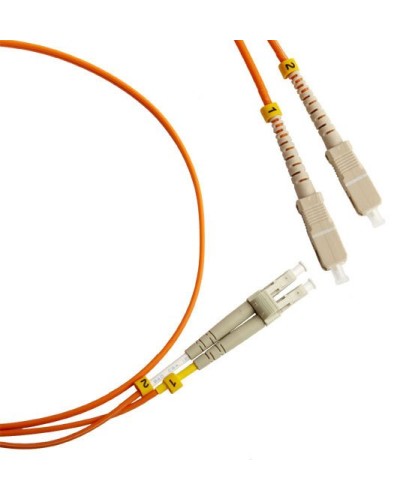 FC-D2-50-LC/PR-SC/PR-H-3M-LSZH-OR. Патч-корд волоконно-оптический LC-SC. Hyperline в Барнауле