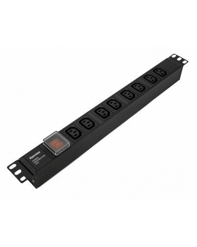 SHE19-8IEC-S-IEC. Блок розеток 19. Hyperline в Барнауле