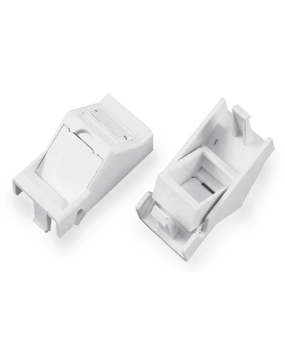 SIP2A-1K-M45-22.5. Вставка угловая 45x22.5 (аналог Mosaic) для 1 модуля формата Keystone Jack. Hyperline в Барнауле