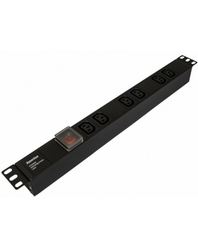 SHE19-6IEC-S-IEC. Блок розеток 19. Hyperline в Барнауле