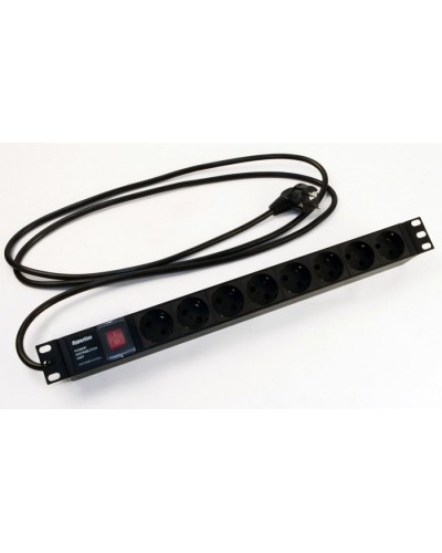 SHE19-8SH-S-2.5EU. Блок розеток 19. Hyperline в Барнауле