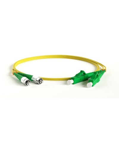 FC-D2-9-FC/AR-LC/AR-H-1M-LSZH-YL. Патч-корд волоконно-оптический FC-LC. Hyperline в Барнауле