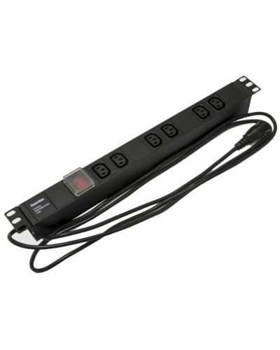 SHE19-6IEC-S-2.5IEC. Блок розеток 19. Hyperline в Барнауле