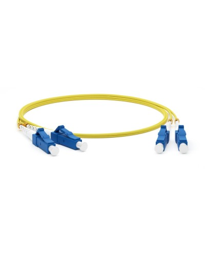 FC-D2-9-LC/UR-LC/UR-H-15M-LSZH-YL. Патч-корд волоконно-оптический одномодовый. Hyperline в Барнауле