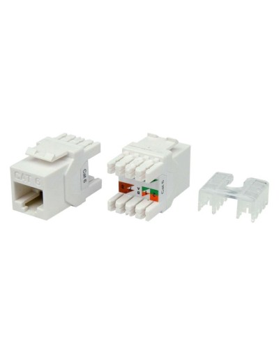 KJ8-8P8C-C6-180-WH. Вставка Keystone Jack RJ-45. Hyperline в Барнауле
