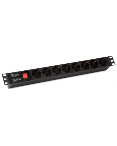 SHE19-8SH-S-IEC. Блок розеток 19. Hyperline в Барнауле