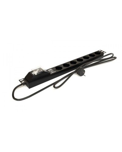 SHE19-7SH-BF-2.5EU. Блок розеток 19. Hyperline в Барнауле