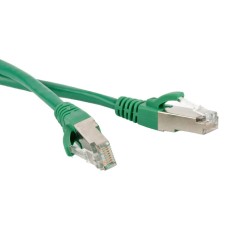 PC-LPM-STP-RJ45-RJ45-C5e-10M-LSZH-GN. Патч-корд медный. Hyperline