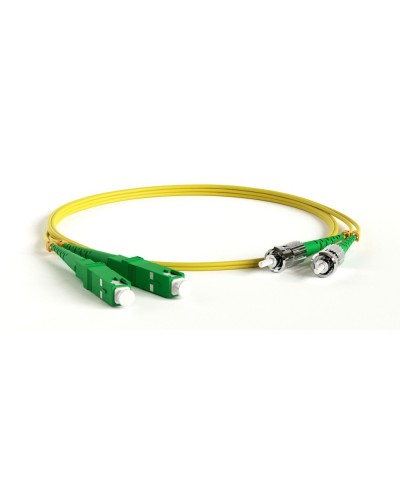 FC-D2-9-SC/AR-ST/AR-H-1M-LSZH-YL. Патч-корд волоконно-оптический ST-SC. Hyperline в Барнауле