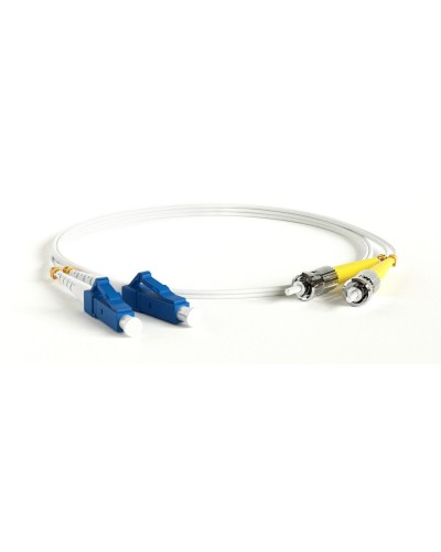 FC-D2-9A1-LC/UR-ST/UR-H-1M-LSZH-WH. Патч-корд волоконно-оптический ST-LC. Hyperline в Барнауле
