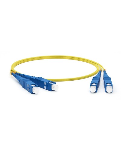 FC-D2-9-SC/UR-SC/UR-H-5M-LSZH-YL. Патч-корд волоконно-оптический одномодовый. Hyperline в Барнауле