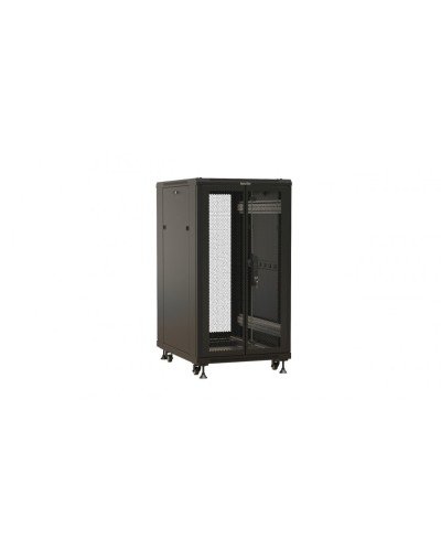 TTBR-1866-DD-RAL9004. Шкаф телекоммуникационный 19 напольный 18U. Hyperline в Барнауле