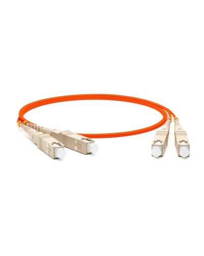 FC-D2-62-SC/PR-SC/PR-H-2M-LSZH-OR. Патч-корд волоконно-оптический многомодовый. Hyperline в Барнауле