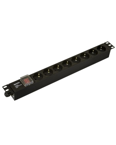 SHE19-8SH-S-CB. Блок розеток 19. Hyperline в Барнауле