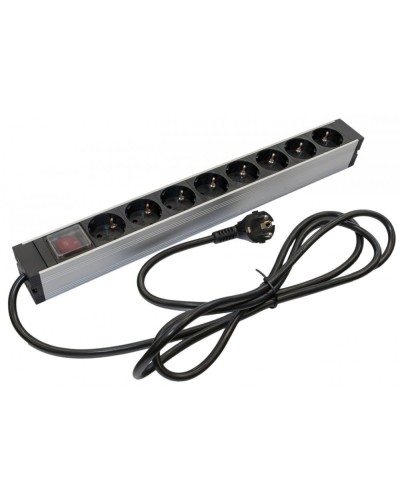 SHZ19-8SH-S-2.5EU. Блок розеток 19. Hyperline в Барнауле
