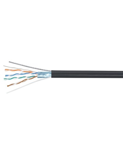 GENERICA F/UTP кат. 5E 100МГц 4 пары LDPE OUTDOOR трос 1,2мм черный (BC3-C5E04-359-305-G). Кабель «витая пара» (LAN) для структурированных систем связи. IEK в Барнауле