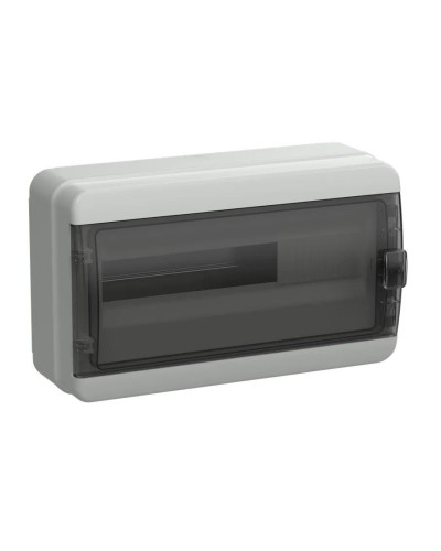 Корпус пластиковый КМПн-18 IP65 TEKFOR (TF5-KP72-N-18-65-K03-K02). Корпус модульный пластиковый черная прозрачная дверь. IEK в Барнауле