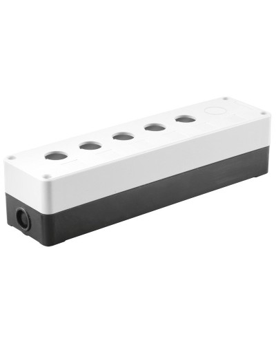 Корпус КП105(6) для кнопок 5(6) мест белый (BKP10-6-K01). Корпус для кнопочных постов. IEK в Барнауле