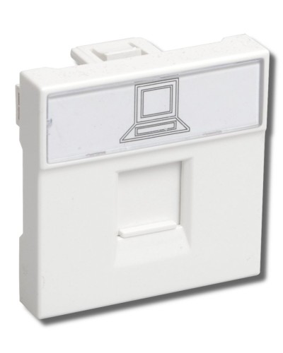 РКИ-20-00-П RJ-45 UTP белая (CKK-40D-RI2-K01). Розетка информационная 2 модуля ПРАЙМЕР. IEK в Барнауле